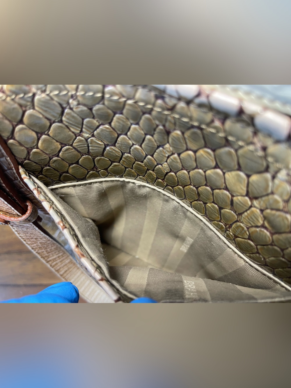 Brahmin Croc-Embossed Tote - Picture 14 of 14